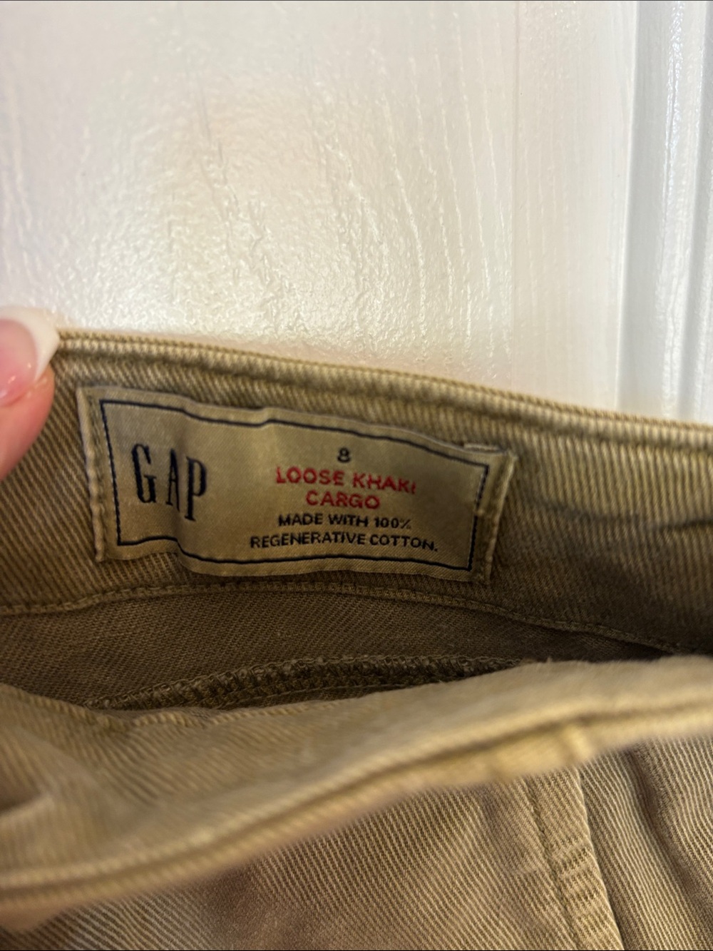 GAP Olive Green Cargo Pants - Picture 2 of 5